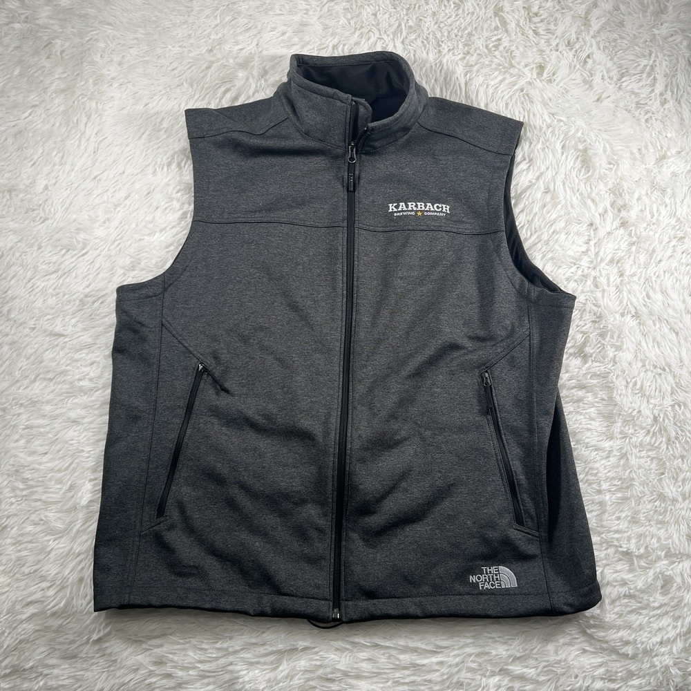The North Face WindWall Karbach Brewing Vest Mens XL Full Zip Outdoor Hiking